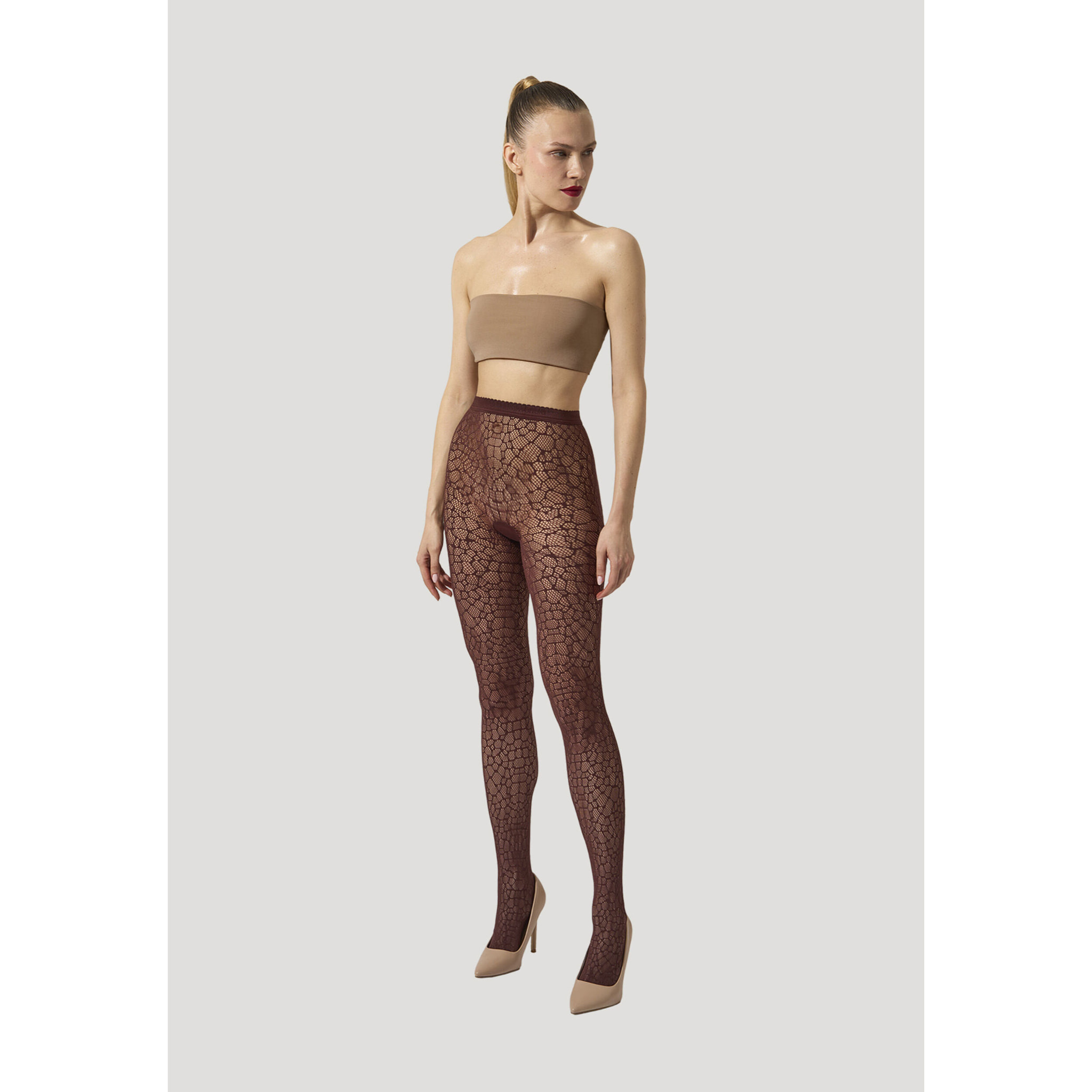 Collant Reptile Net Tights