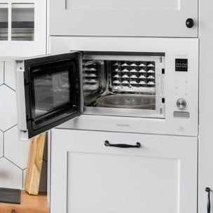 Microondas Encastrable de 21 Litros con Grill GrandHeat 2090 Built-In Touch Whit