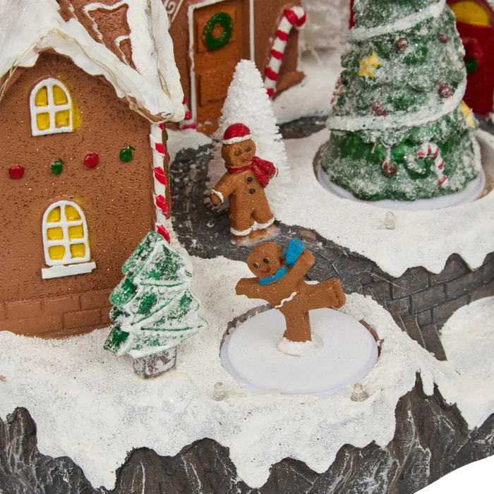 Village lumineux gourmand musical 25 LED