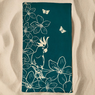 Serviette de plage microfibre Bleu 90x170 220g/m² - Serifos