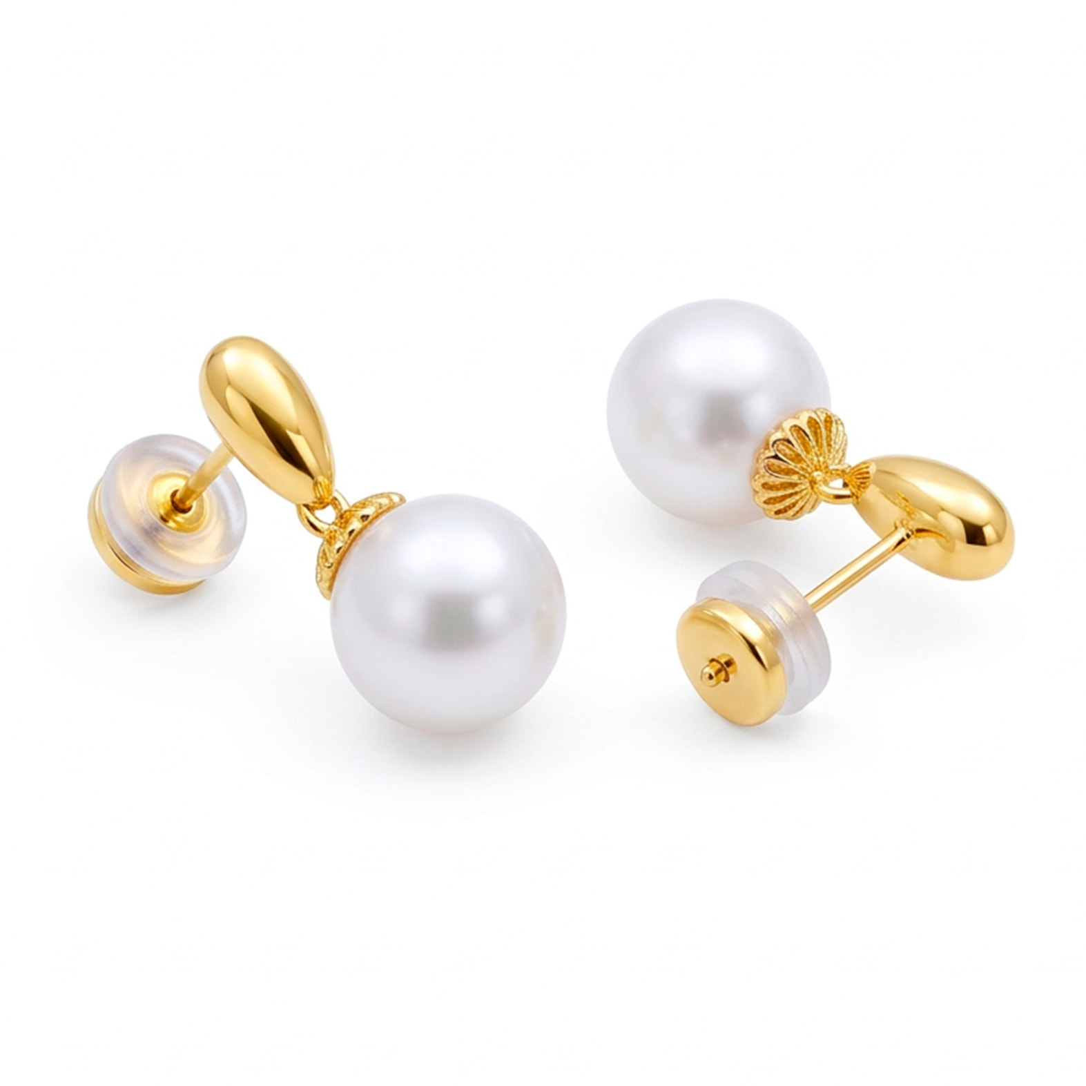 Pendientes Rosmi acabado oro amarillo 18k