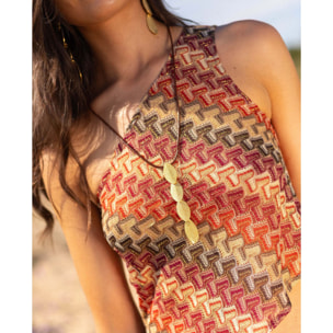 Collar dorado de mujer