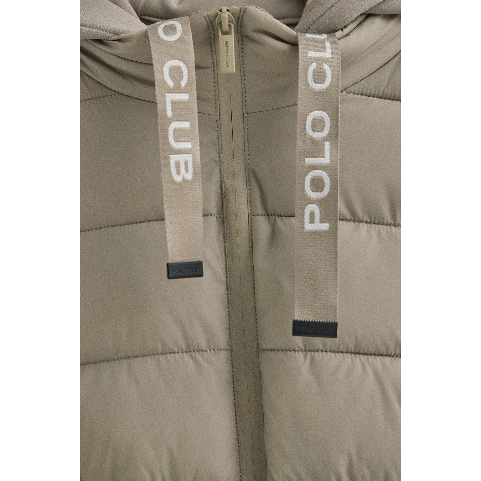 Chaqueta Comet color piedra con logo Polo Club