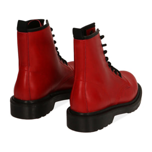 Botines rojos