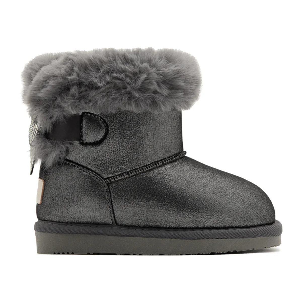 Conguitos - Stivali australiani per bambini con fodera in pile  piombo