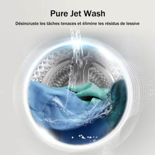 Lave linge séchant hublot HISENSE WD3S8043BW3