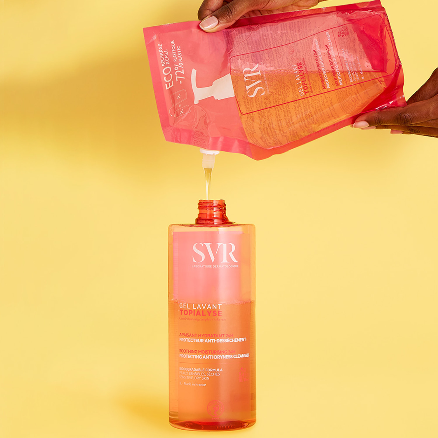 Topialyse - Gel Lavant Apaisant, Hydratant, Protecteur Anti-Dessèchement