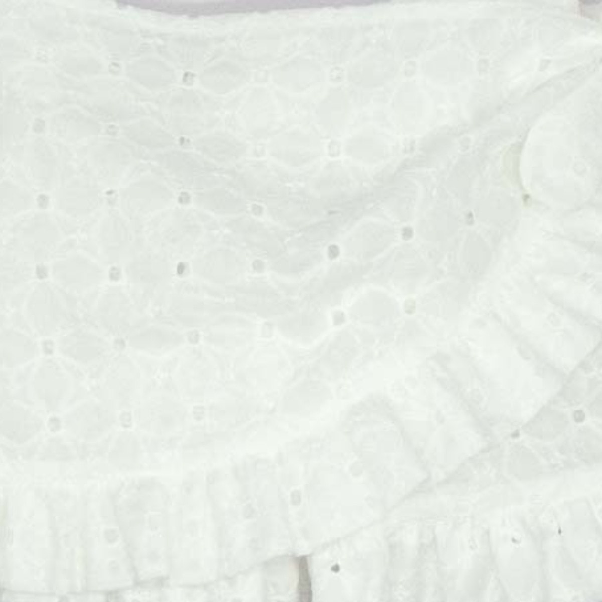 SHORT PAREO CON NUDO BORDADO BLANCO