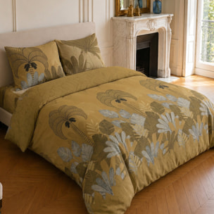 Parure housse de couette 100% microfibre motif tropical - THE PALM