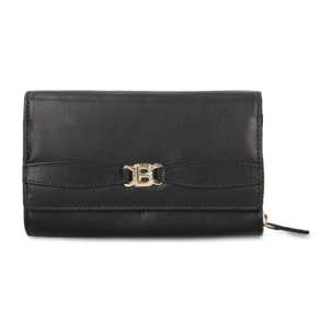 Portafoglio donna vera pelle - Modello Novara Elite - Casual - 17.5 x 10.0 x 4.5 cm