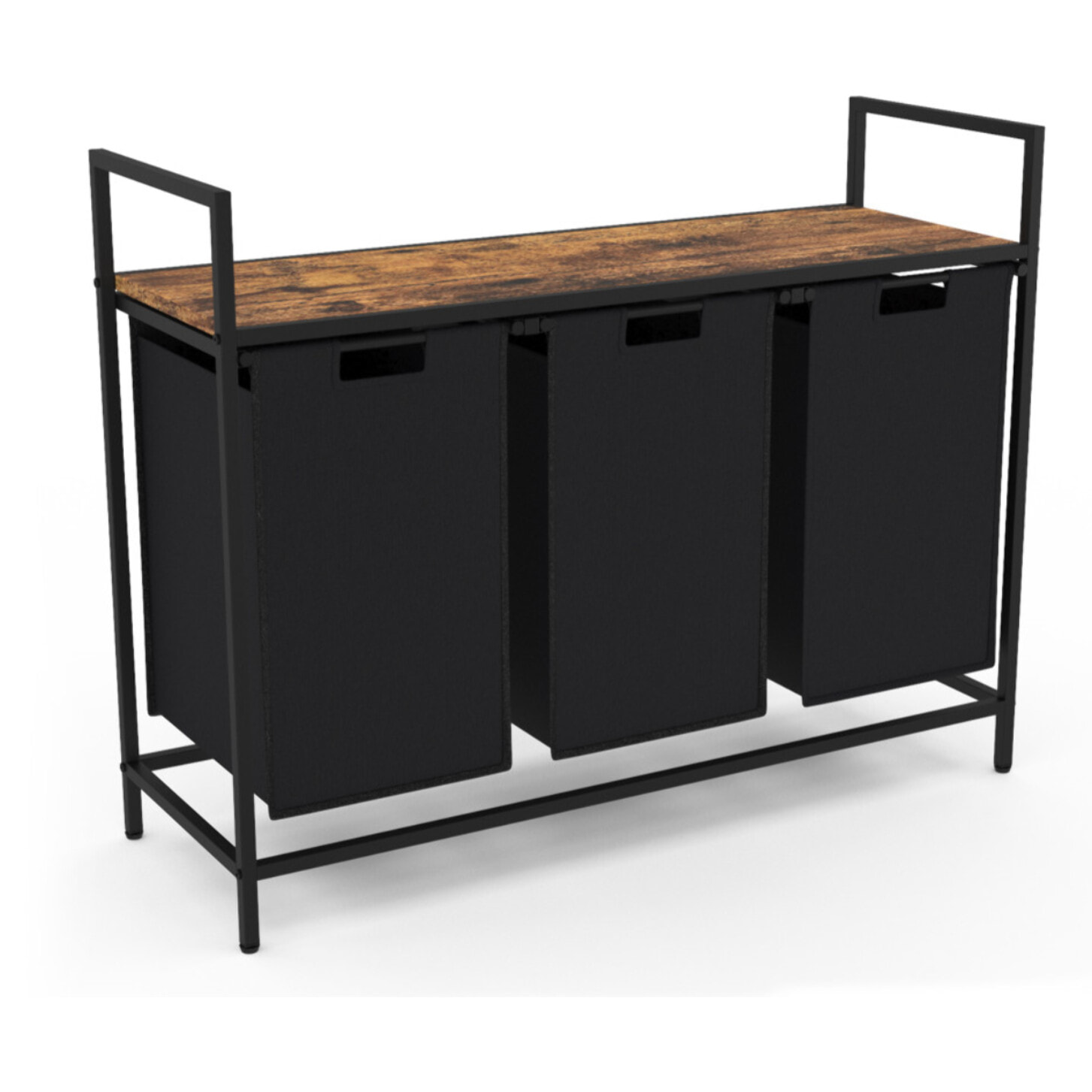 Panier à linge Elize 3 compartiments