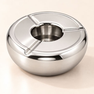 Cendrier en acier inoxydable 12cm