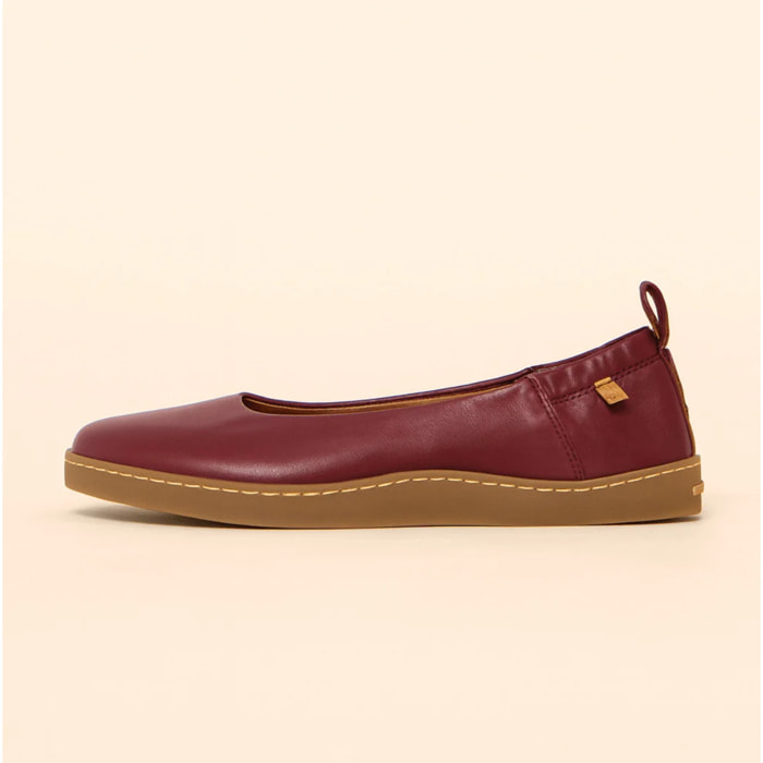 Bailarinas N5912 SOFT NAPPA BURDEOS/ ORIGEN color Burdeos