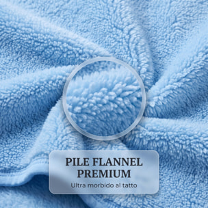 Felpa coperta bambini in poliestere - Azzurro
