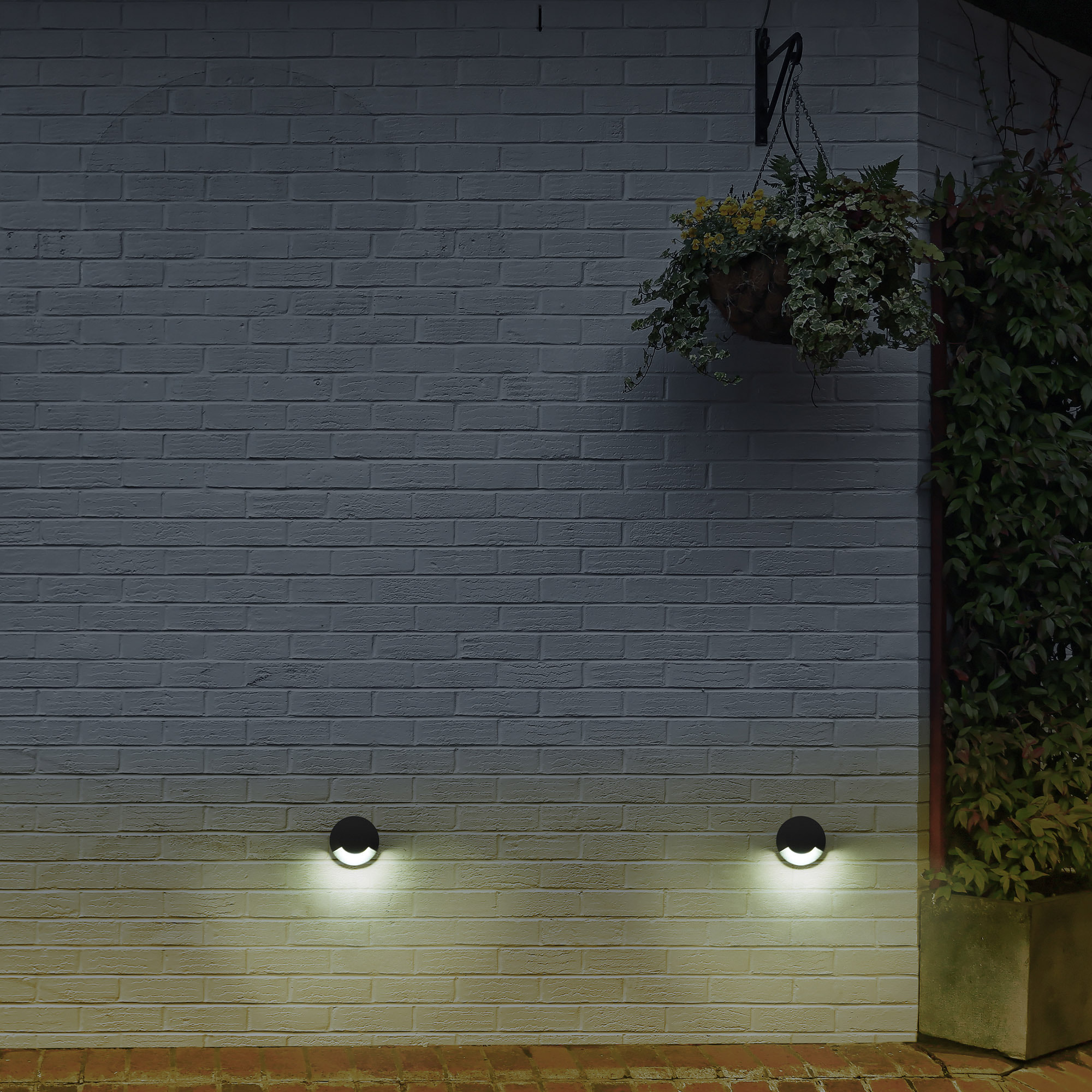 FORLIGHT Sort - Foco Empotrable de Suelo y Pared LED para Exterior IP65. Foco LED 2.2W Blanco Cálido 3000K para Señalización de