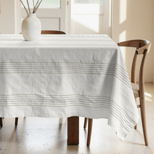 Nappe anti-taches 100 % coton Abeillé