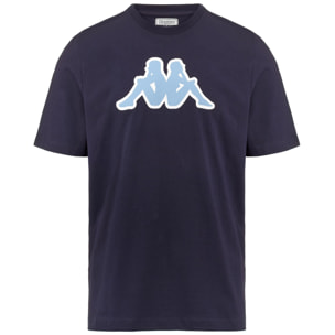 Kappa - T-Shirts & Top Uomo Blu - Logo Zobi