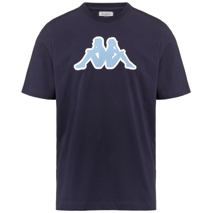 Kappa - T-Shirts & Top Uomo Blu - Logo Zobi