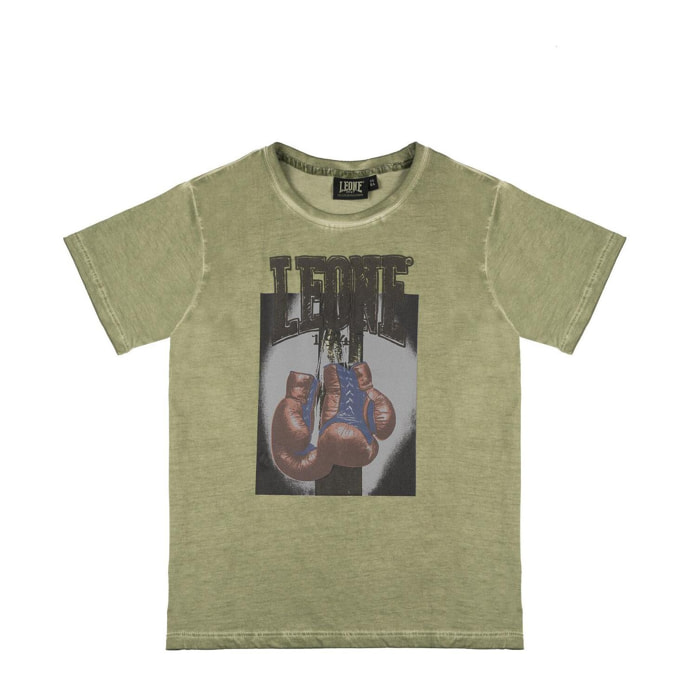 T-shirt da bambino a manica corta Leone 1947 Color Block
