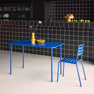 Table de jardin métal 4 places AMÉLIA