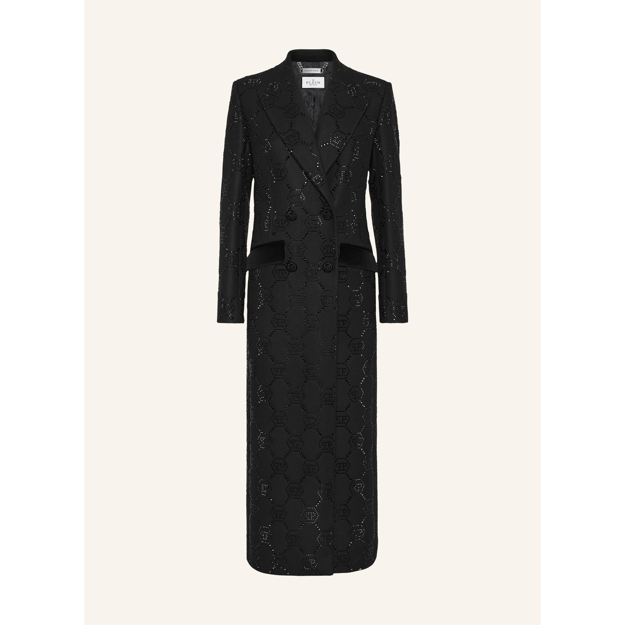 PHILIPP PLEIN COAT LONG MONOGRAM