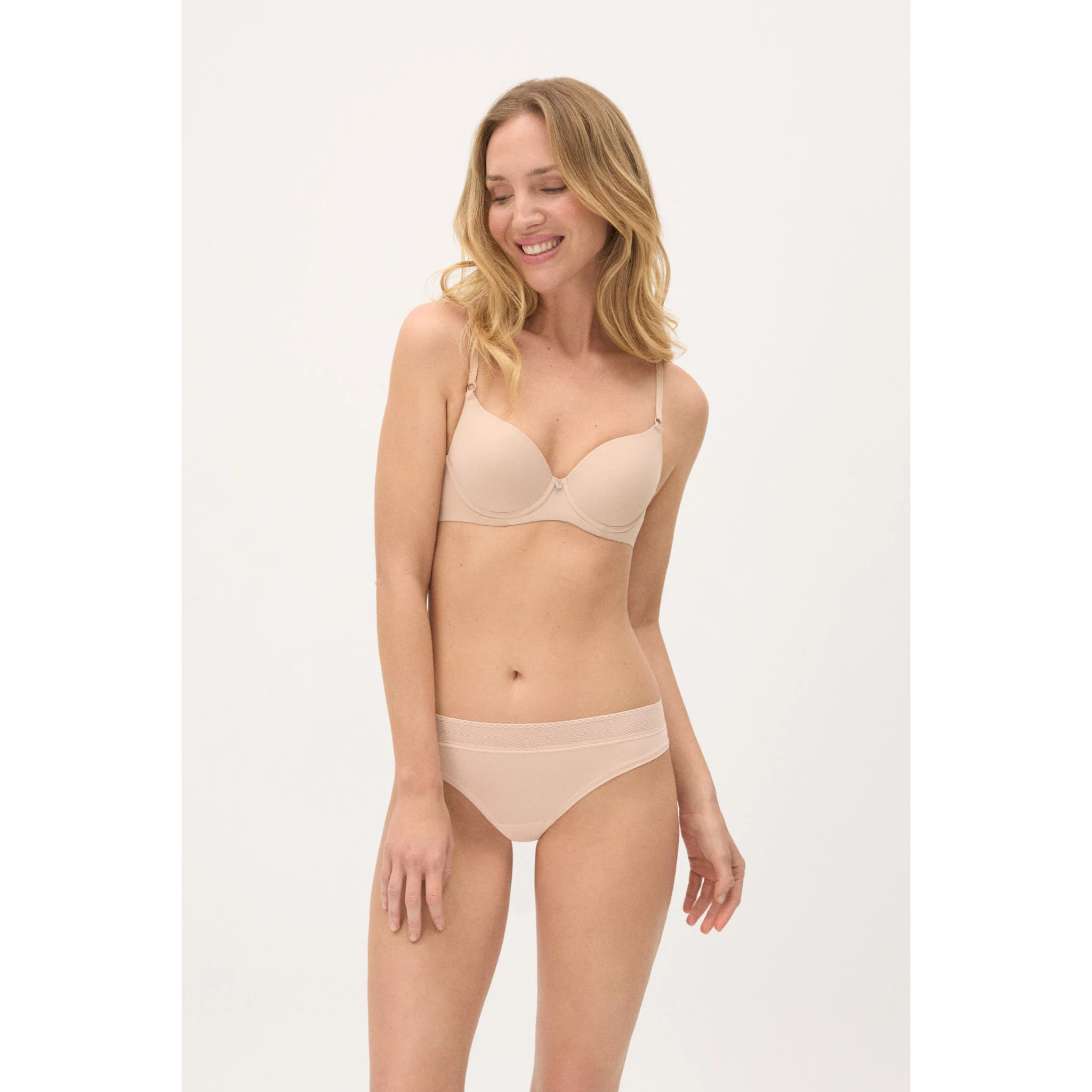 Tanga donna Beige