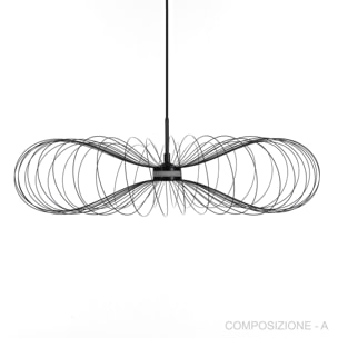 TOMASUCCI Lampadario INFINITY Nero