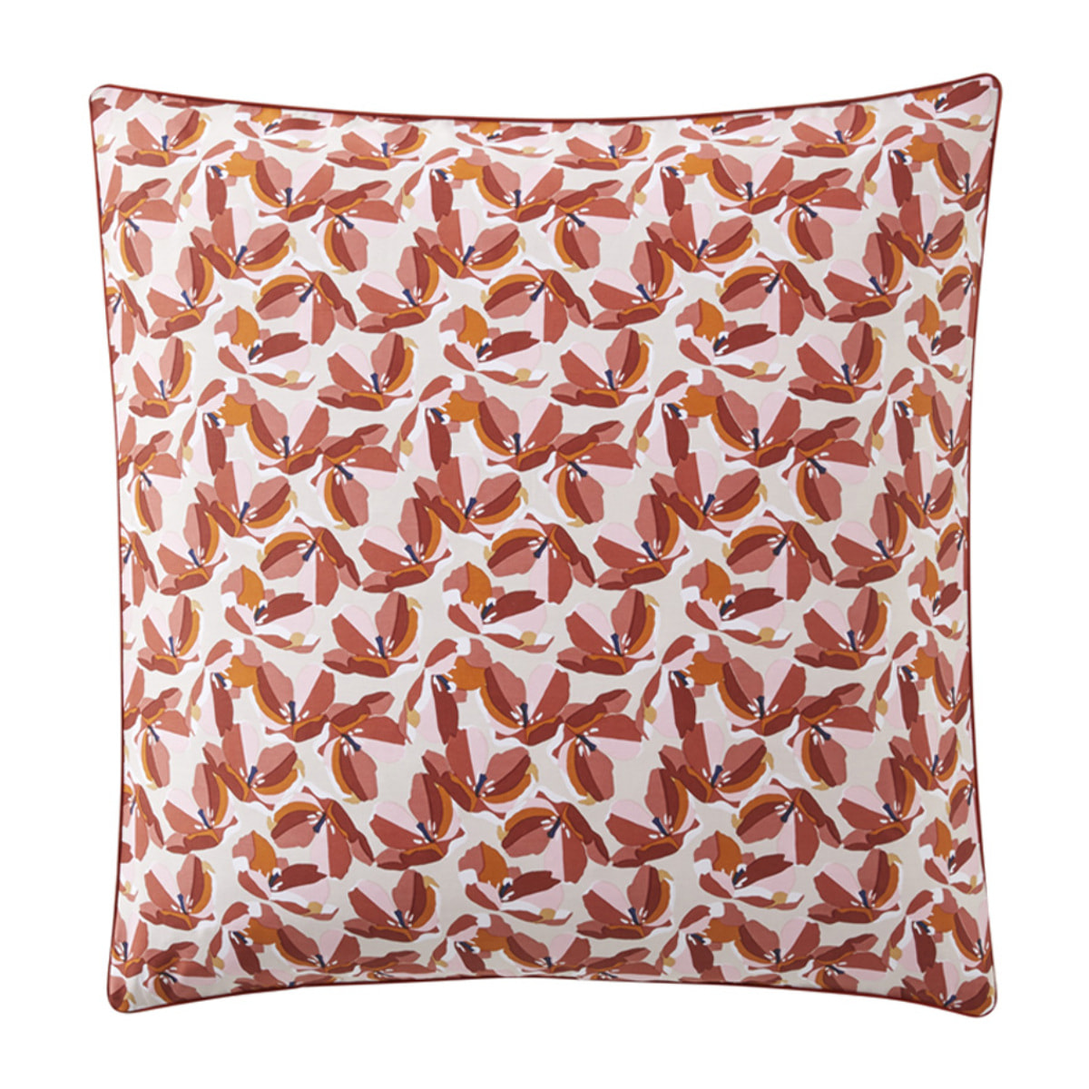 Taie d'oreiller imprimée en percale de coton, ALLEGORIA, Rouge