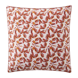 Taie d'oreiller imprimée en percale de coton, ALLEGORIA, Rouge
