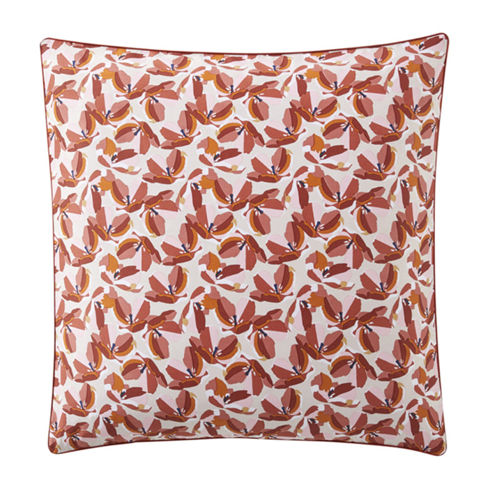 Taie d'oreiller imprimée en percale de coton, ALLEGORIA, Rouge