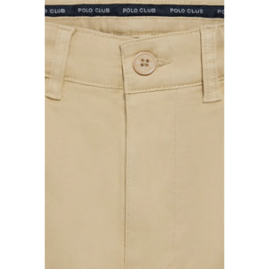 Pantalón chino Slim Moore color marfil