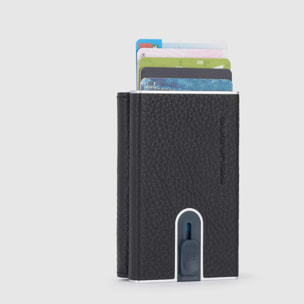 Piquadro Compact wallet porta monete con sliding system