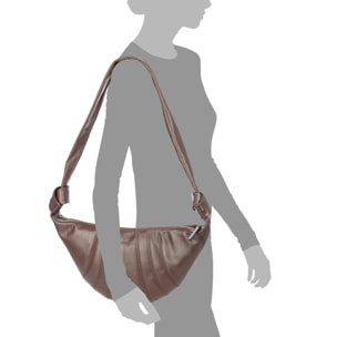 Badolato bolso de hombro mujer. Piel auténtica Sauvage.