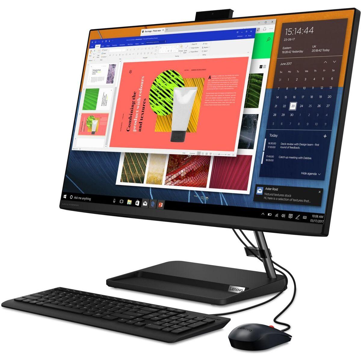 Lenovo Ordinateur Tout En Un Lenovo Ideacentre Aio Alc Veepee