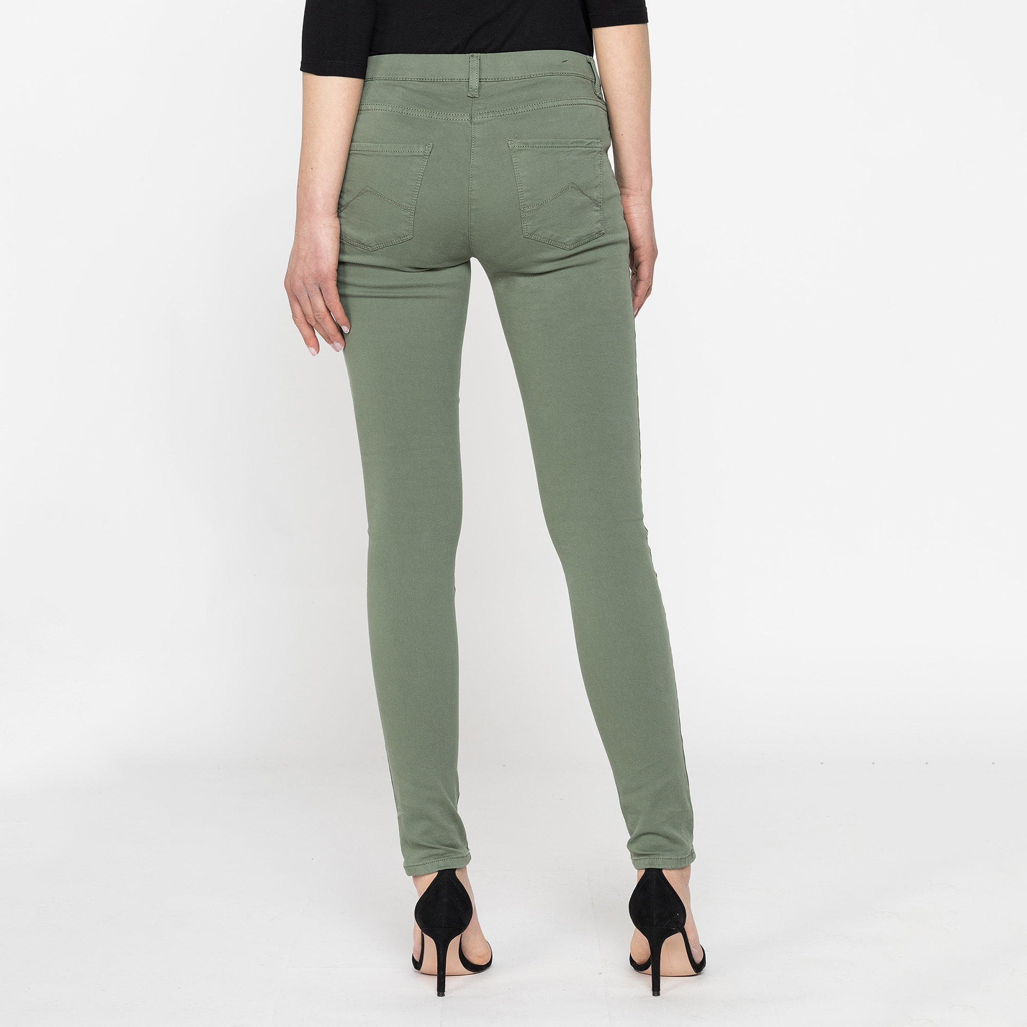 LEGG-JEANS IN GABARDINE SUPER STRETCH 9,3oz