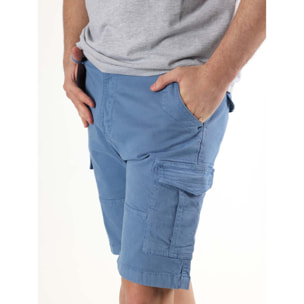 Pantaloncini cargo da uomo con tasconi Leone Beach