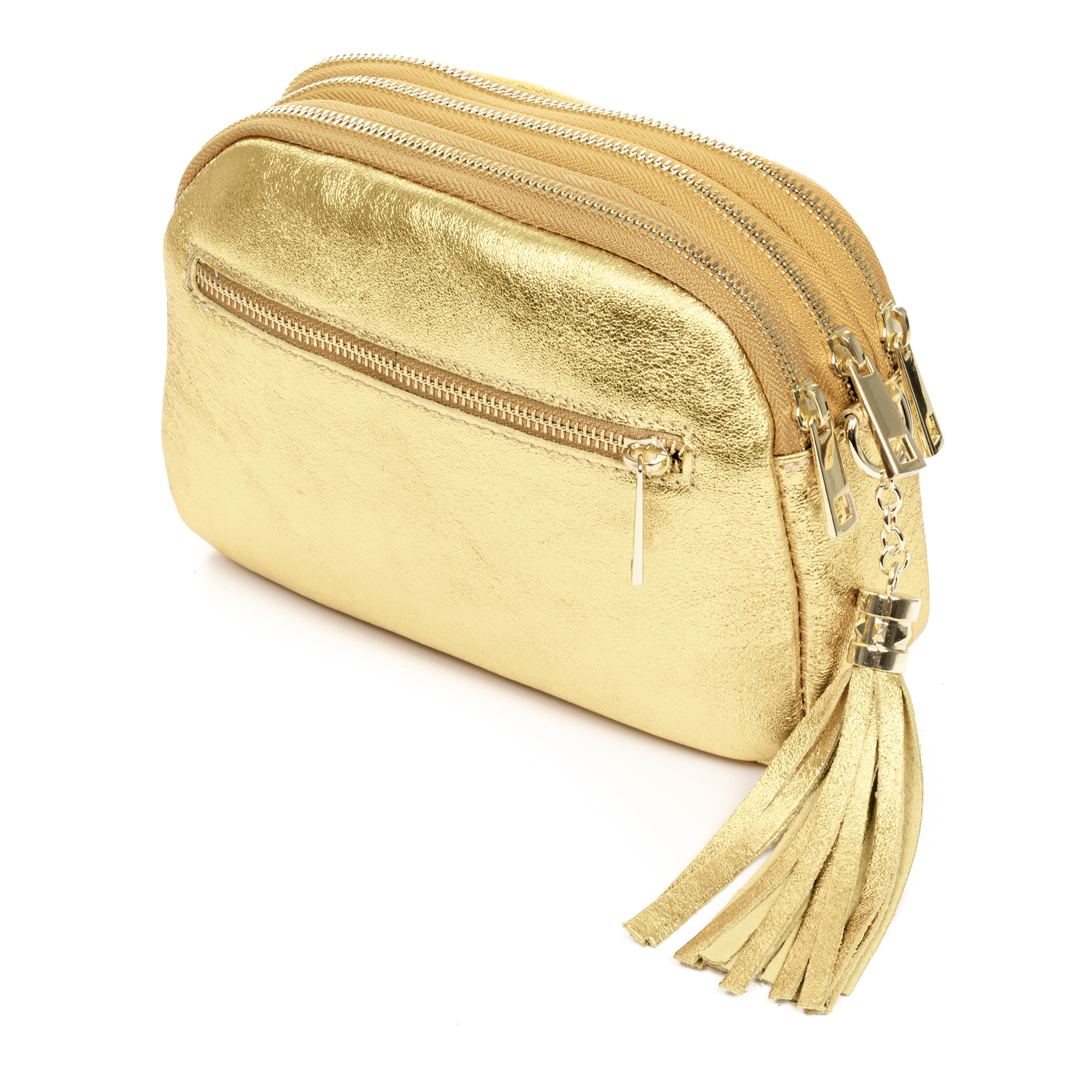 Aliminusa bolso bandolera Mujer. Piel auténtica Gamuza Lacada.