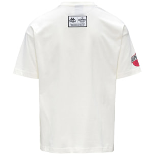T-Shirts & Top Kappa Uomo Authentic Camparino Campari Soda Bianco