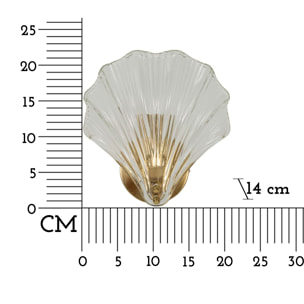 LAMPADA DA MURO SHELL CM 20X14X22