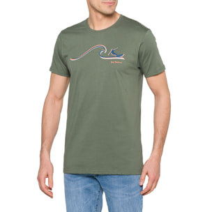 Camiseta de algodón 150 gr Hot Buttered Tamahee Color Verde Militar