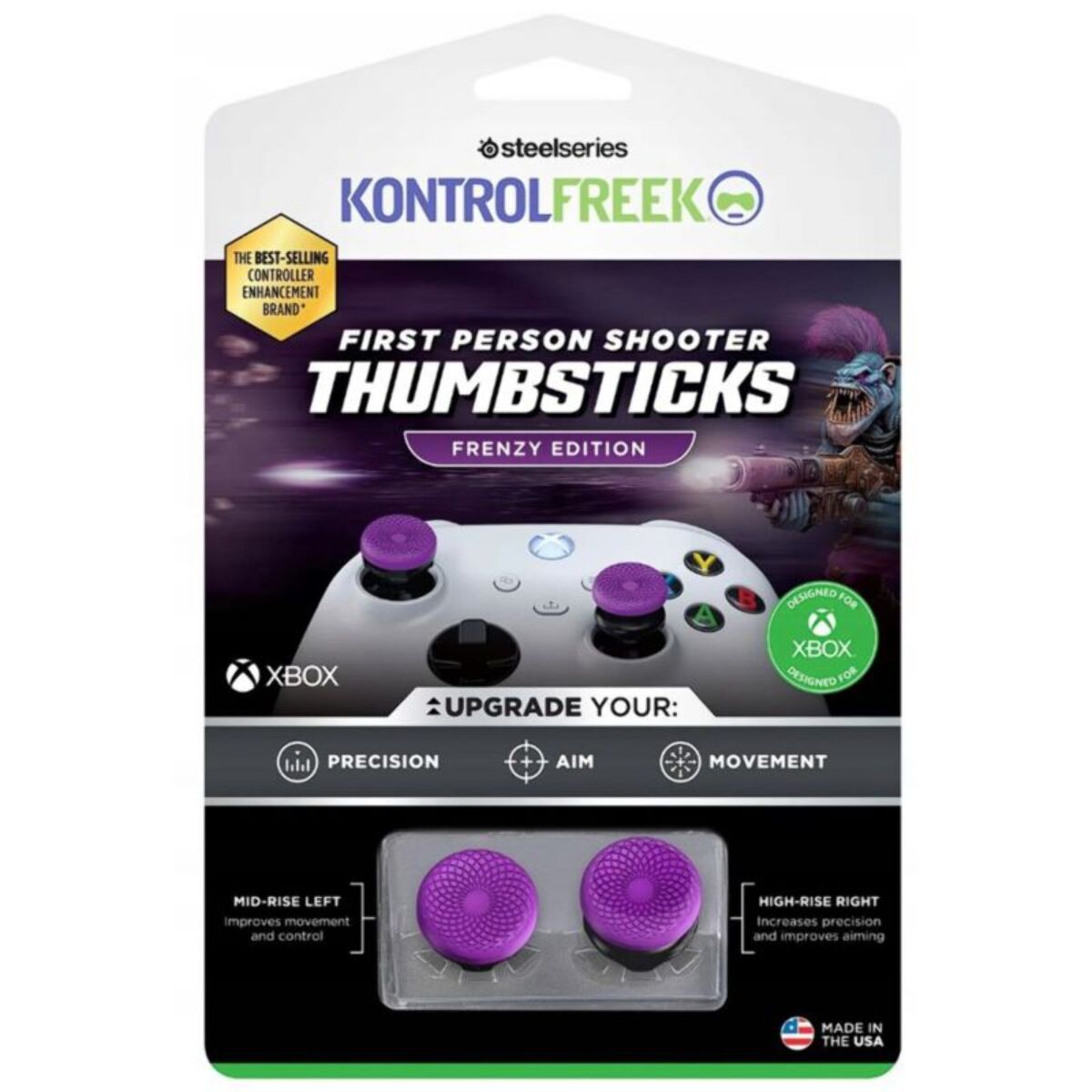Accessoire manette STEELSERIES FPS Frenzy Purple/Black - XBX