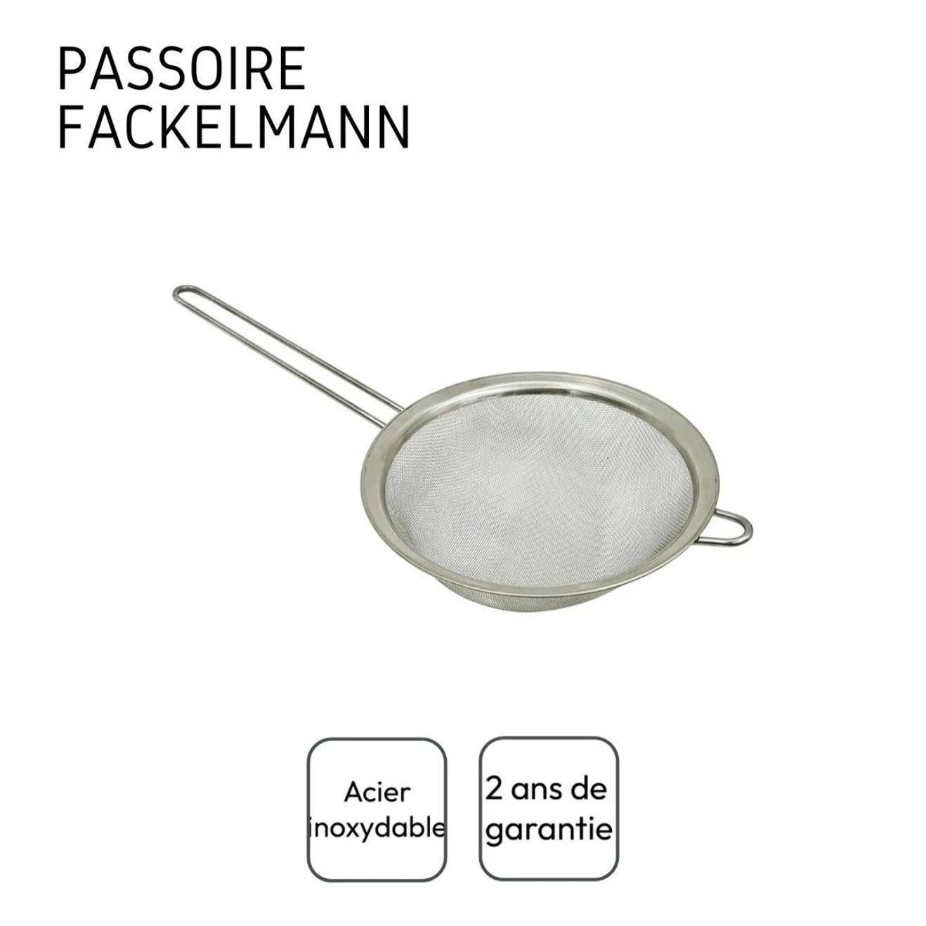 Ensemble de 2 Passoires tamis 19 cm Fackelmann