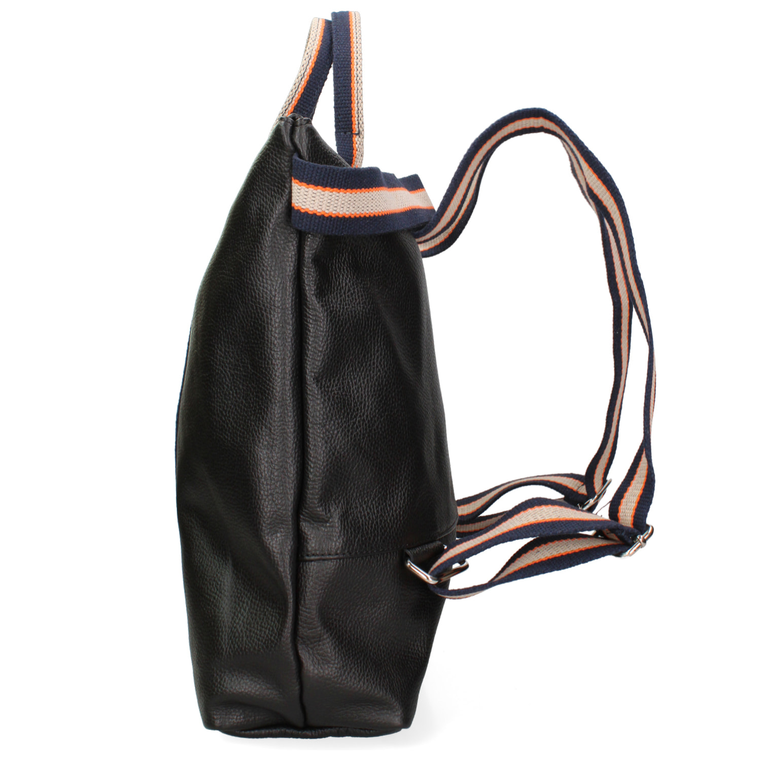 Borsa a mano convertibile in zaino  da donna In Vera pelle Made in Italy 43x38x12 cm