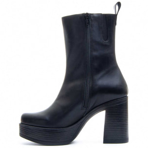 Botas de Tacón - Negro - Altura: 8 cm