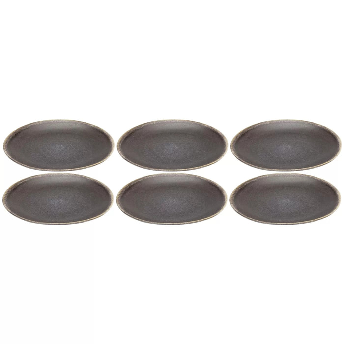 Assiettes Valerio 22cm set de 6 Kare Design