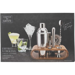 Coffret cocktail COOK CONCEPT a cocktail support bambou