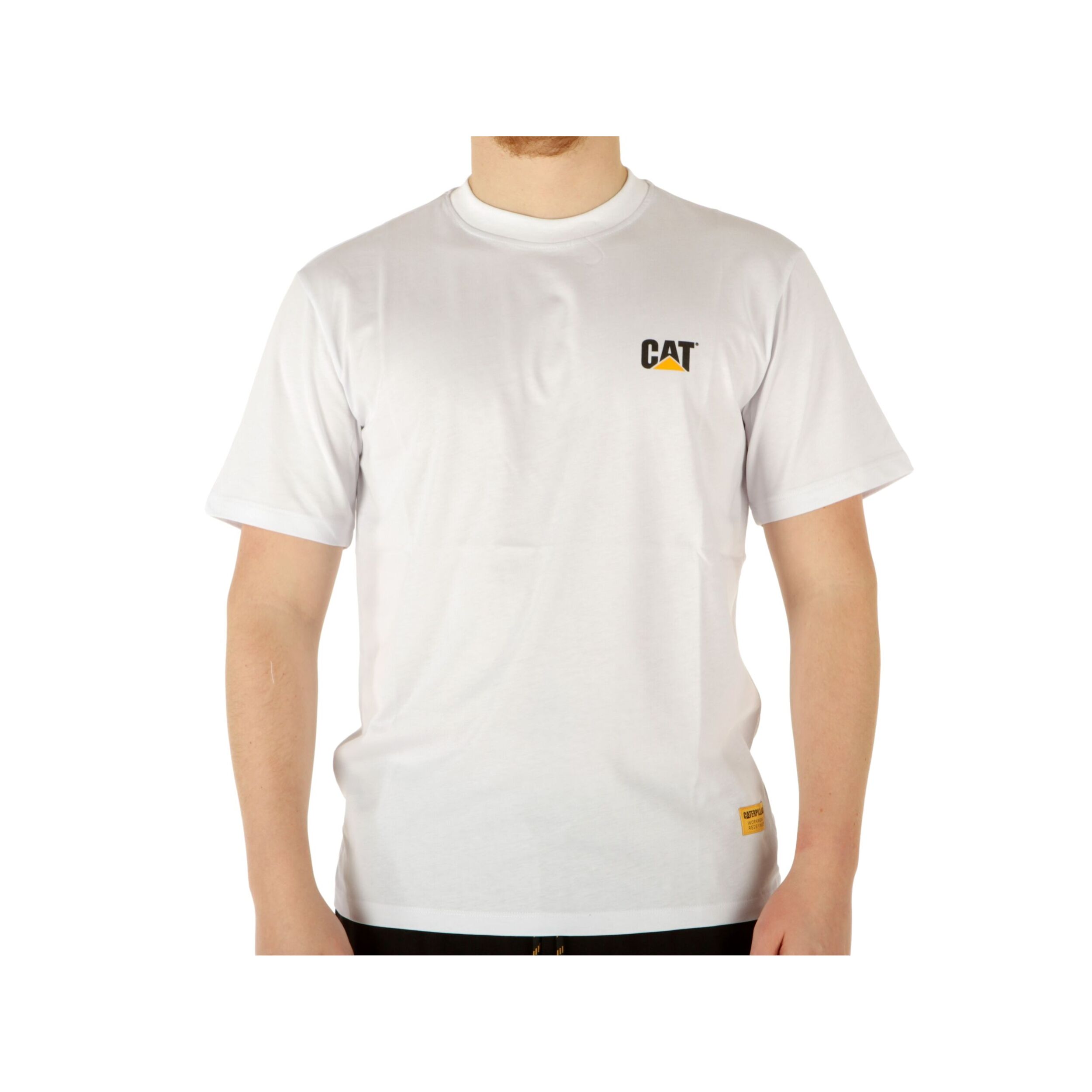 T-Shirt Caterpillar T Shirt White Bianco