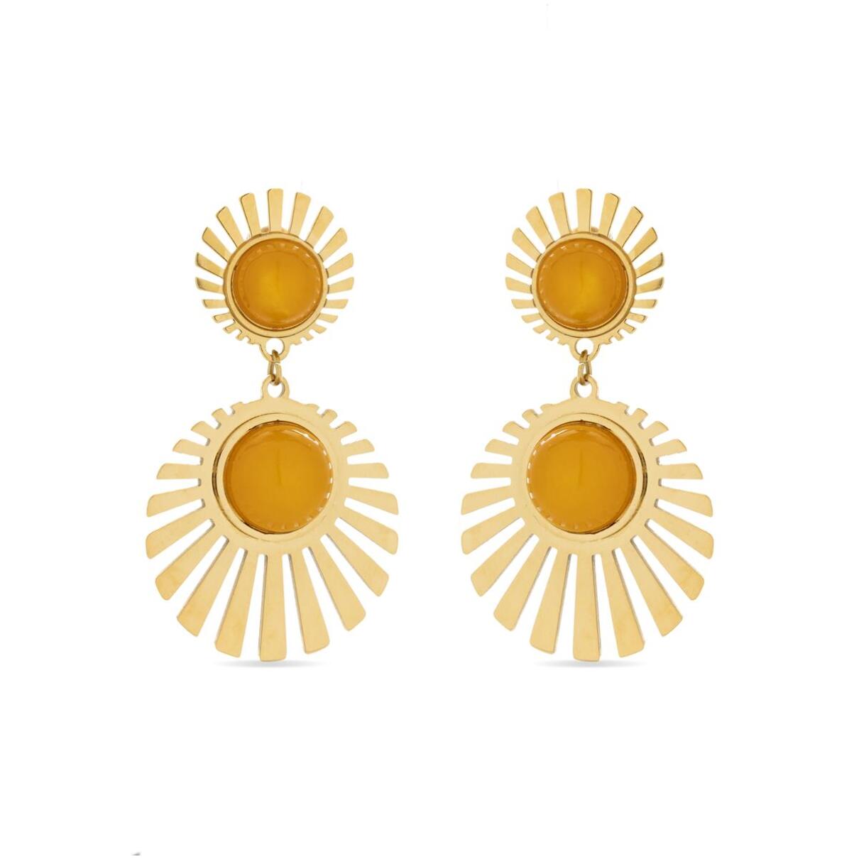 Pendientes Lux by Lux acabadoss oro 18k