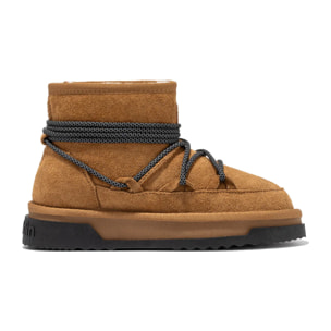 Botín de Mujer de Serraje Atlas Cord Marrón