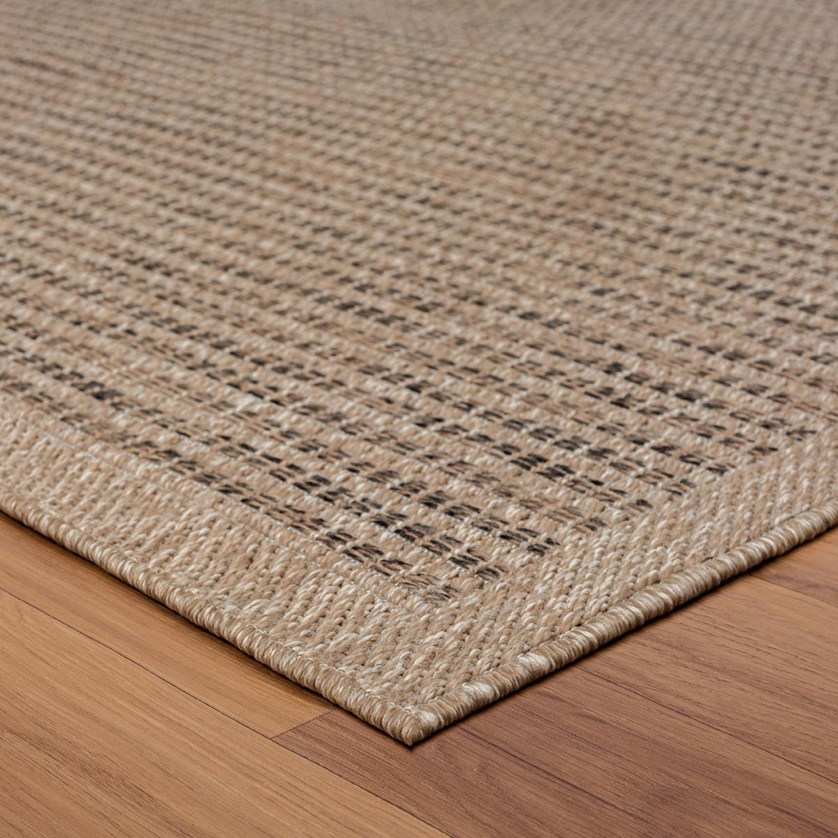 Tapis extérieur tissé kilim rectangle FUJI